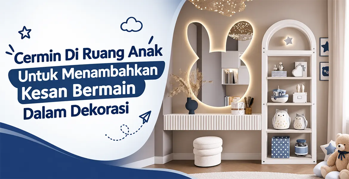 Cermin Di Ruang Anak Untuk Menambahkan Kesan Bermain Dalam Dekorasi