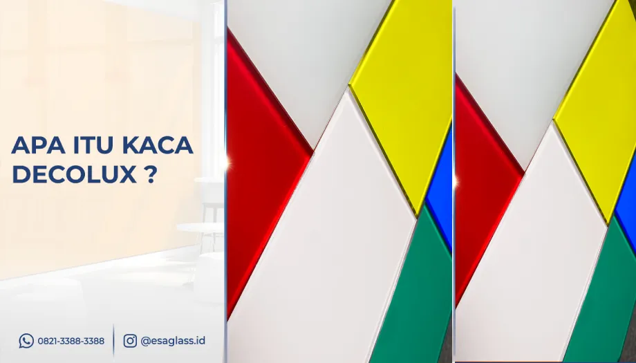 Decolux untuk Kaca Dekoratif Modern dengan Pilihan Warna Elegan