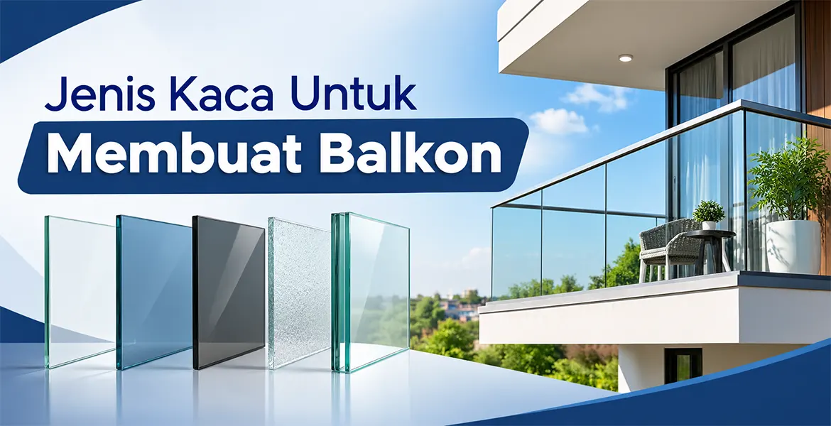Jenis Kaca Untuk Membuat Balkon