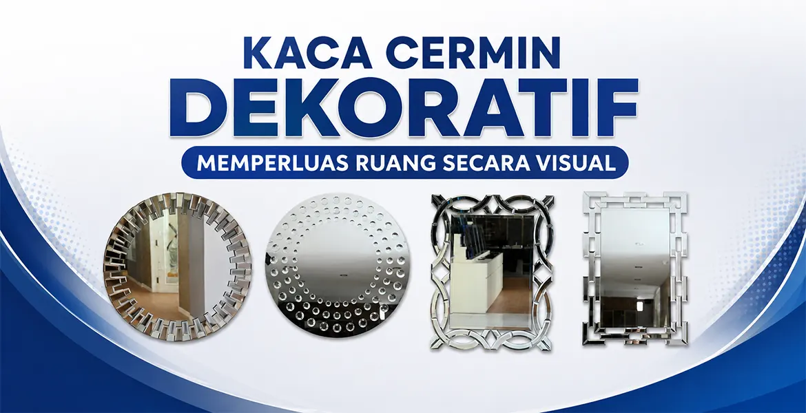 Kaca Cermin Dekoratif Memperluas Ruang Secara Visual