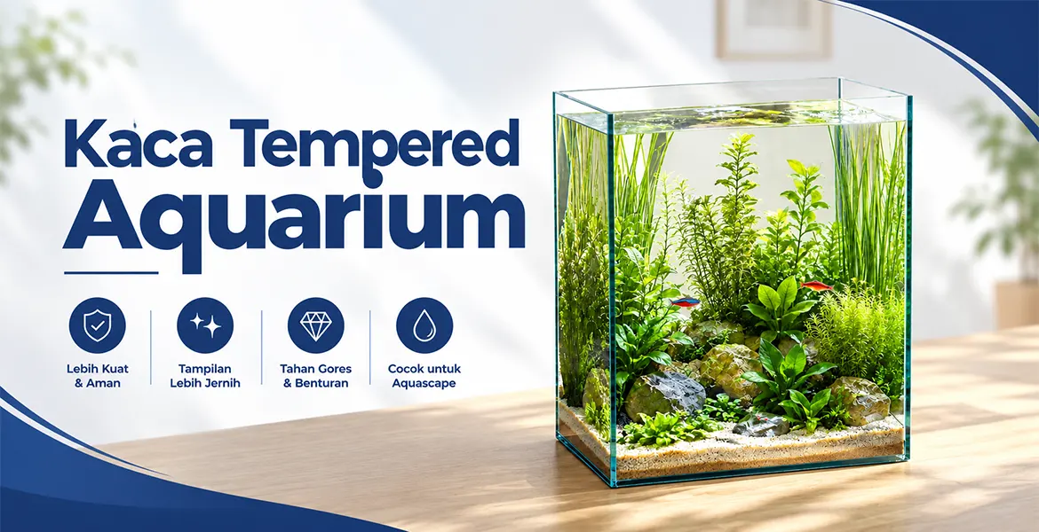 Kaca Tempered Aquarium