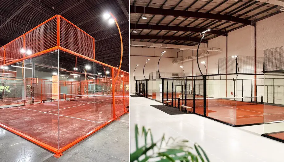 Kaca Lapangan Padel di Medan