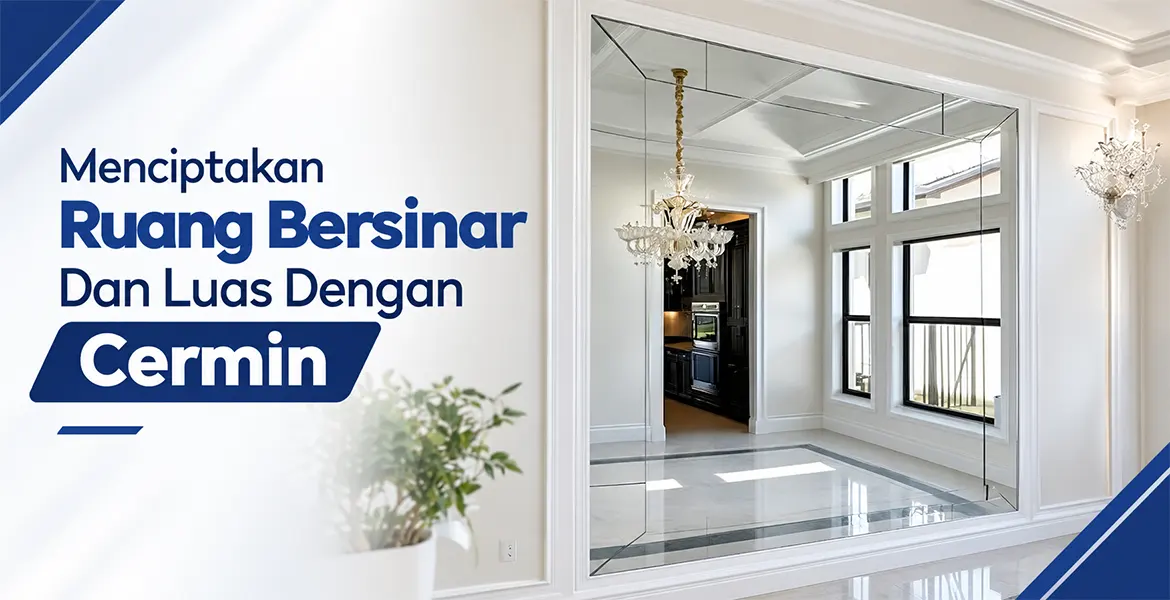 Menciptakan Ruang Bersinar Dan Luas Dengan Cermin