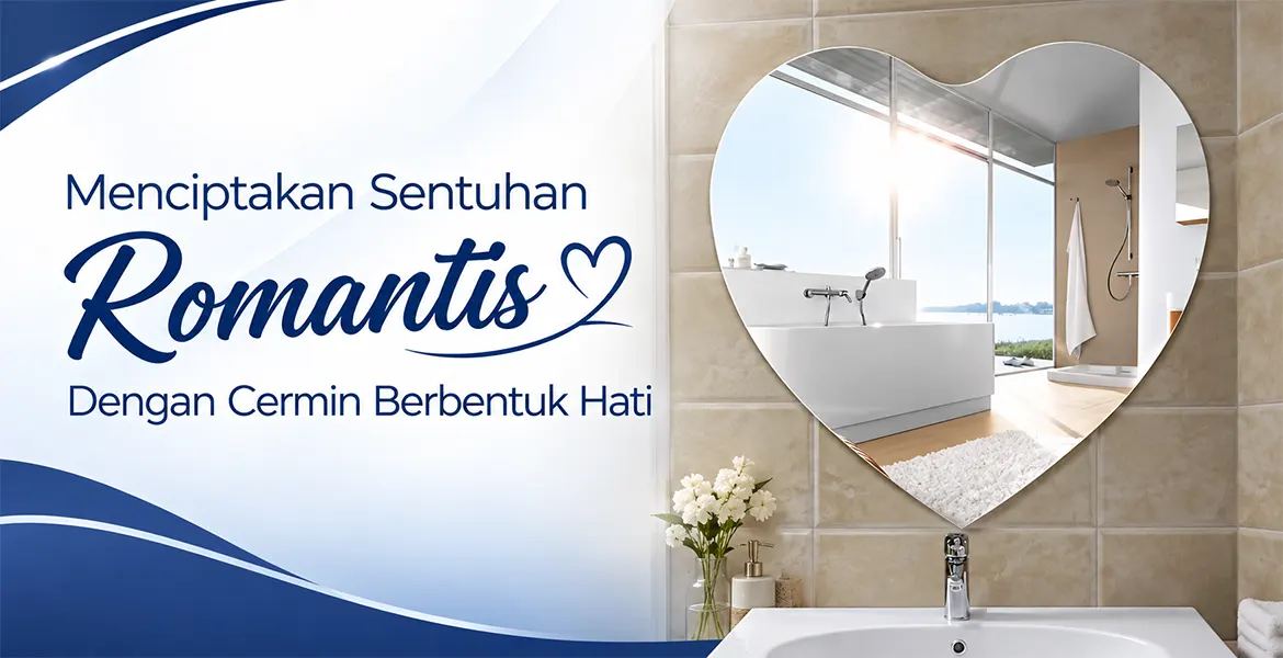 Menciptakan Sentuhan Romantis Dengan Cermin Berbentuk Hati