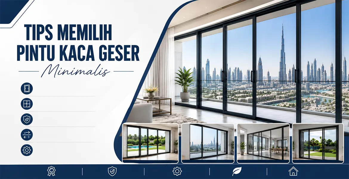 Tips Memilih Pintu Kaca Geser Minimalis